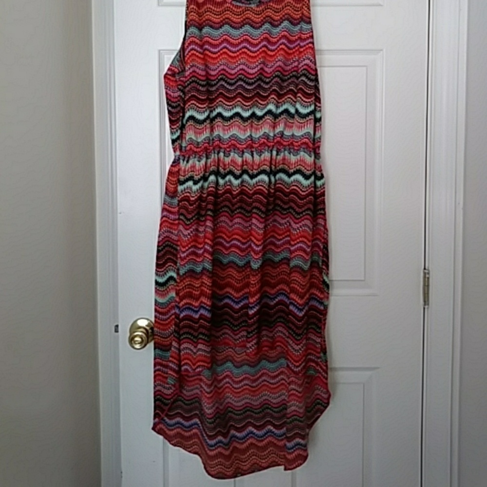 Multicolored spring dress